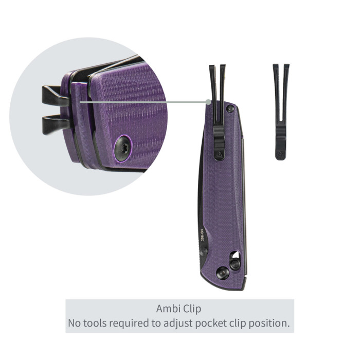 Нож складной SRM Terrier 258L-GN, фиолетовый  