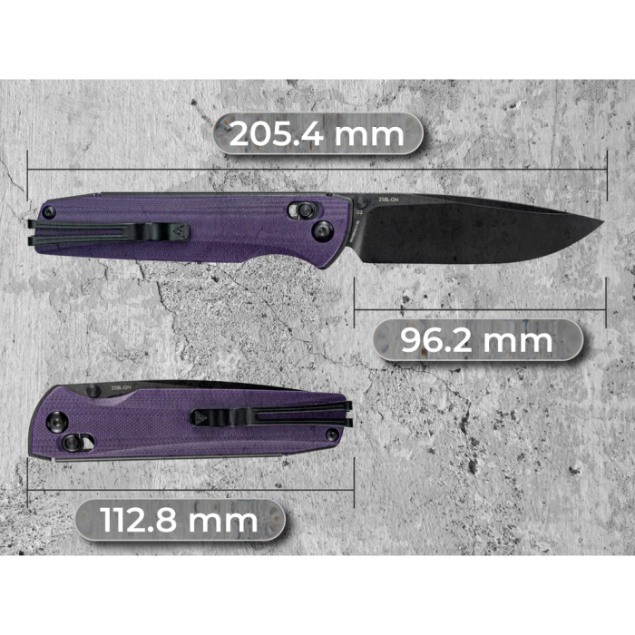 Нож складной SRM Terrier 258L-GN, фиолетовый  