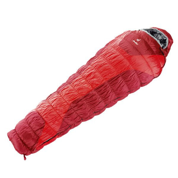 Спальный мешок Deuter Exosphere -4° 5520 fire-cranberry, левый 