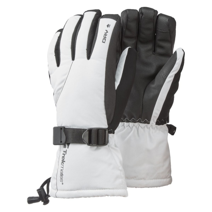 Перчатки женские Trekmates Mogul DRY Glove Wmns TM-003752 white/black - M - белый  