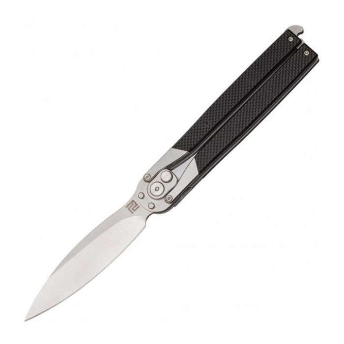 Нож Artisan Kinetic Balisong, D2, G10 Flat black 