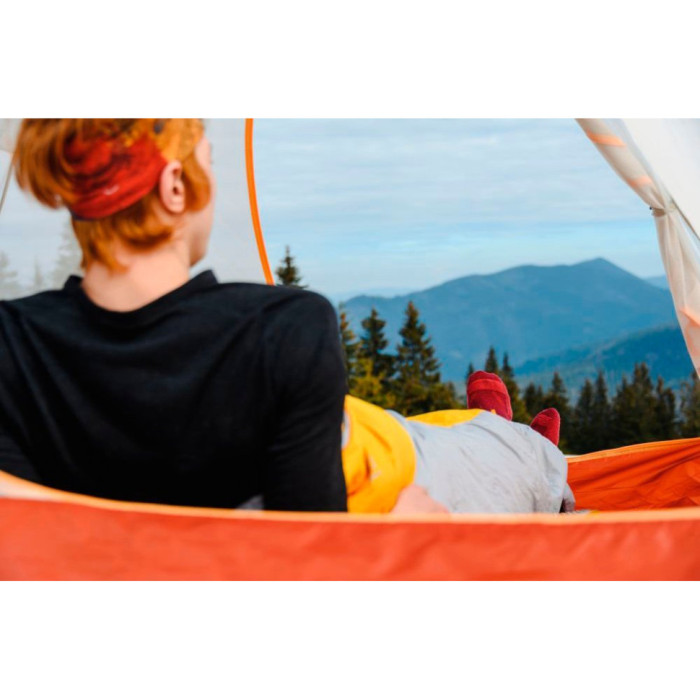 Спальник Turbat Tourer Summer gold fusion/dawn blue - 195 см - желтый/серый  