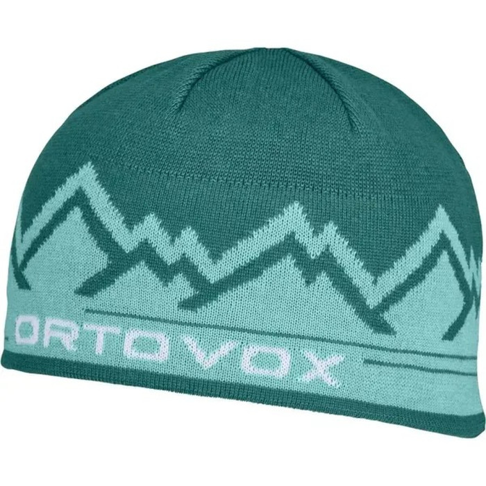 Шапка Ortovox PEAK BEANIE pacific green - бирюзовый