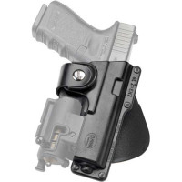Кобура Fobus для Glock-19/23 с подствольным фонарем поясной фиксатор black (EM19)