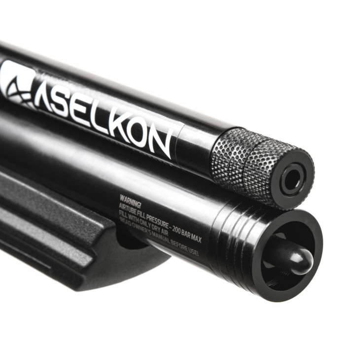 Пневматическая PCP винтовка Aselkon MX7-S Black кал. 4.5  