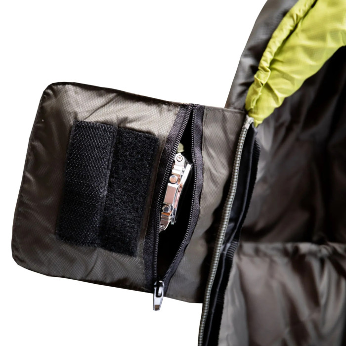 Спальный мешок Tramp Fjord Long кокон левый green/grey 225/80-50 UTRS-094L-L  