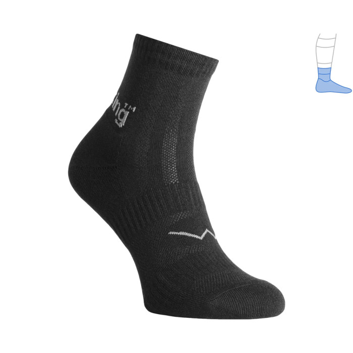 Трекинговые носки Protector ShortLight летние черные L 44-47  