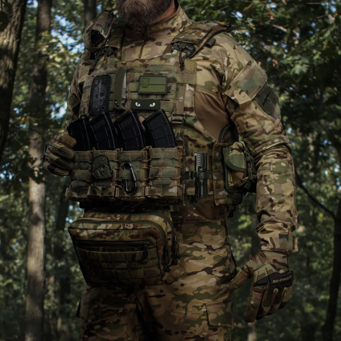 Сумка-напашник Ukrarmor PRO. Размер XL (19х26 см). Материал Cordura 500D Мультикам  