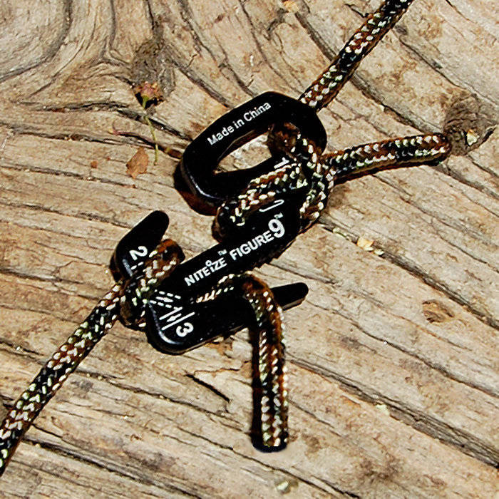 Крепление троса Nite Ize Figure 9 Small ,черное, (F9S-02-01)  