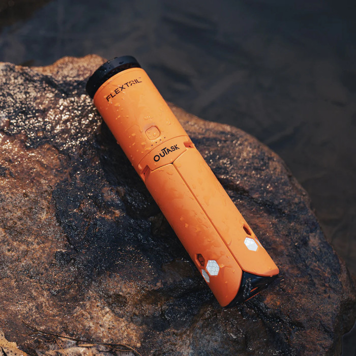 Фонарь телескопический на треноге Flextail Evo Lantern, оранжевый  