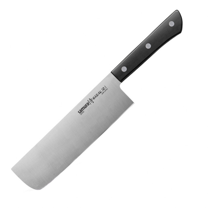 Нож кухонный Samura Harakiri овощной Накири, 161 мм, Black SHR-0043B  