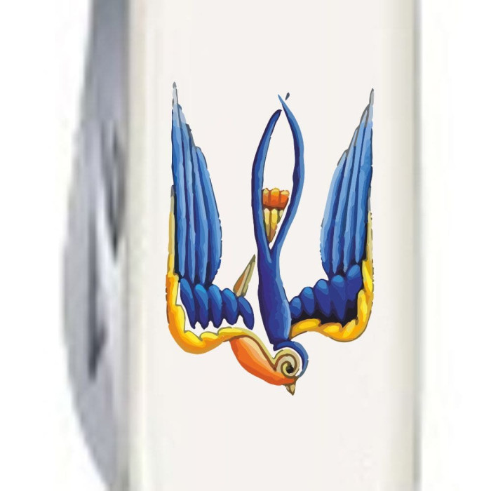 Нож Spartan Ukraine 91мм/12функ/бел /Тризуб-Ласточка  