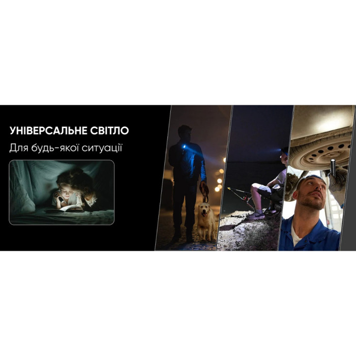 Фонарь Wuben L50, черный  