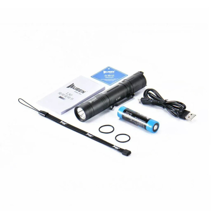 Фонарь Wuben L50, черный  