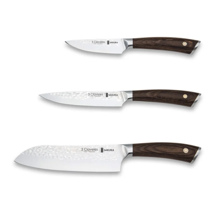 Набор из 3 кухонных ножей, SAKURA 3claveles OH0004, Испания  