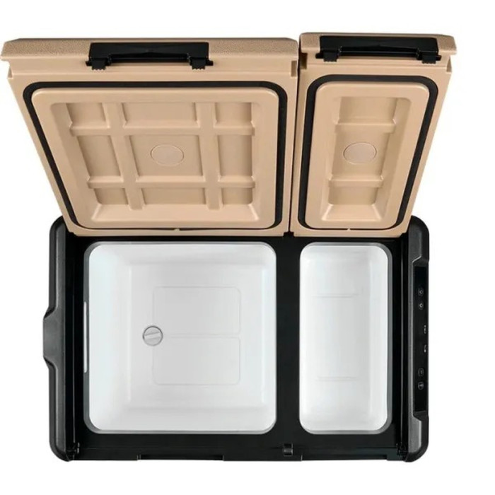 Портативный холодильник BREVIA 39L, двухкамерный (23400)  