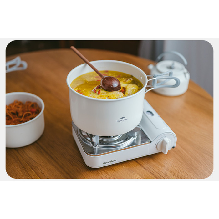 Кастрюля с керамическим антипригарным покрытием Naturehike CNK2450CF013, 1.7 л, алюминий  