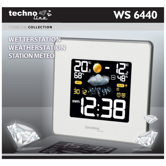 Метеостанция Technoline WS6440 White (WS6440)  