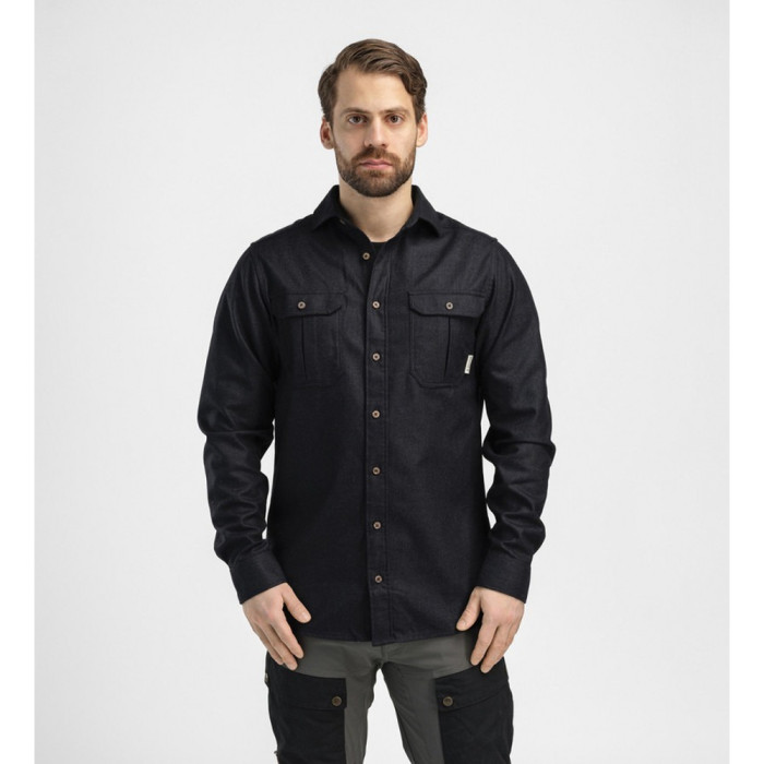Рубашка муж. Aclima ReBorn 215 Woolshirt M's Dark Grey Melange XL  