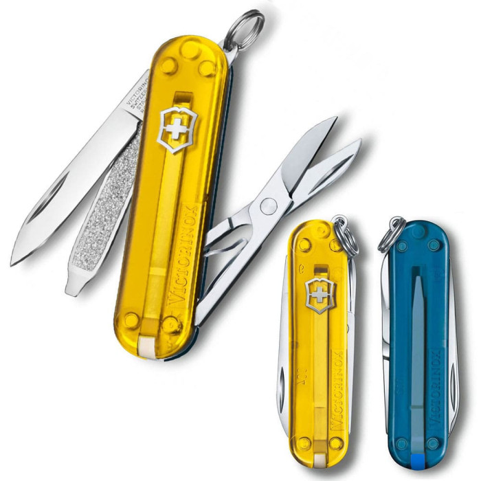 Складной нож Victorinox CLASSIC SD UKRAINE желто-синий 0.6223.T81G.T61  