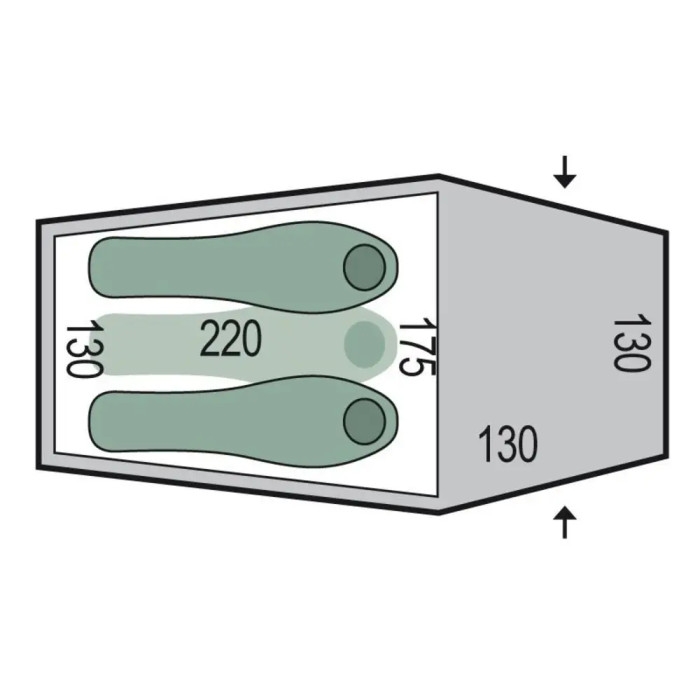 Палатка трехместная Pinguin Summit 3 Dural, Green (PNG 116.3)  