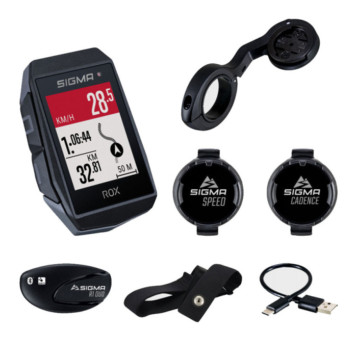 Велокомпьютер Sigma Sport ROX 11.1 EVO Sensor Set Black  