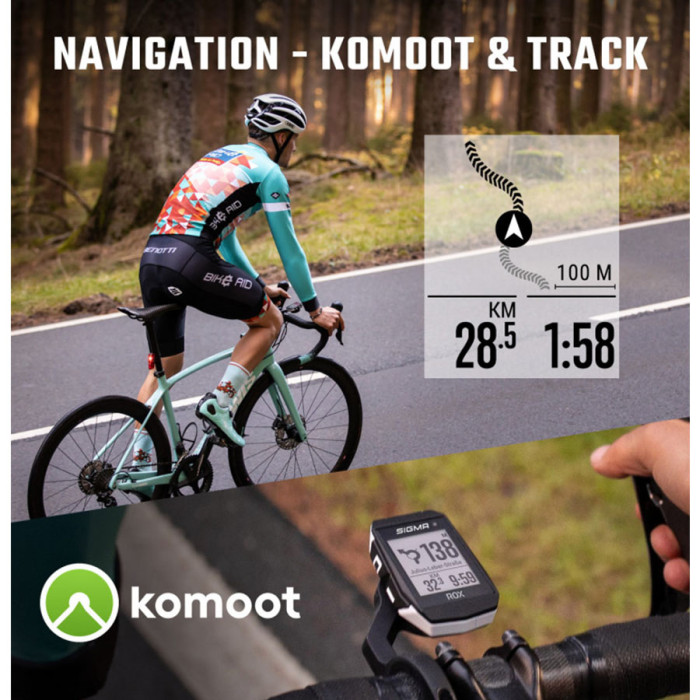 Велокомпьютер Sigma Sport ROX 11.1 EVO Sensor Set Black  
