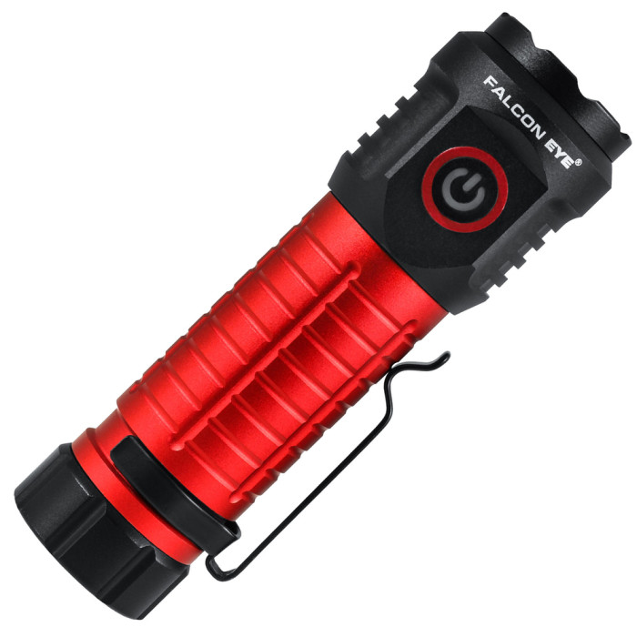 Фонарь тактический Falcon Eye Omega 2K (2000 Lm) White/Red LED Magnetic Rechargeable Type-C (FHH0142)  