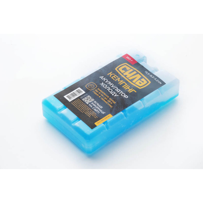 Аккумулятор холода 350гр (15,5*9,2*3,2см) СИЛА  