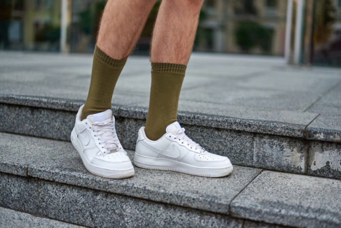 Носки водонепроницаемые Dexshell Ultra Thin Crew OG, р-р М, хаки(открытая/поврежденная упаковка)  