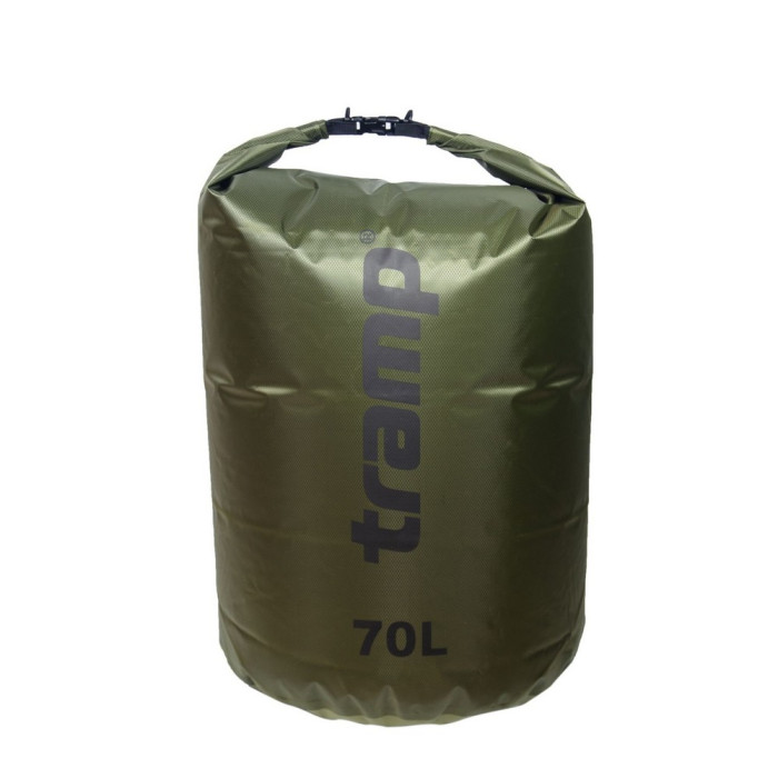 Гермомешок PVC Diamond Rip-Stop 70л Tramp TRA-209-olive  