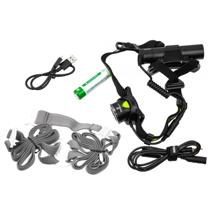 Налобный фонарь LedLenser NEO 10R Black, 600 л, заряжаемый  