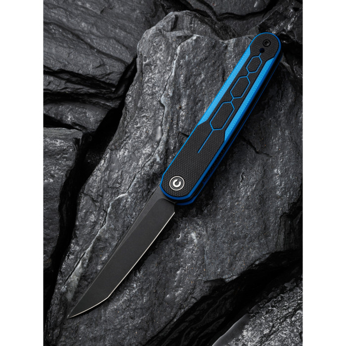 Нож складной Civivi KwaiQ Milled Blue/Black C23015-3  