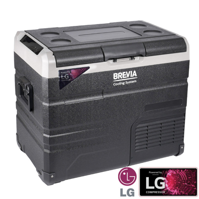 Холодильник автомобильный Brevia 50л (компрессор LG) 22615  