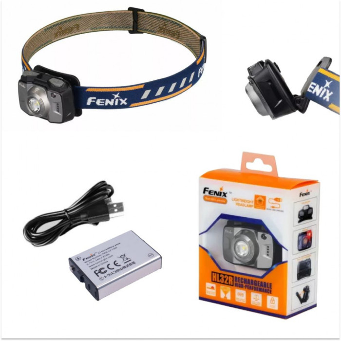 Фонарь Fenix HL32R Cree XP-G3 (синий)  