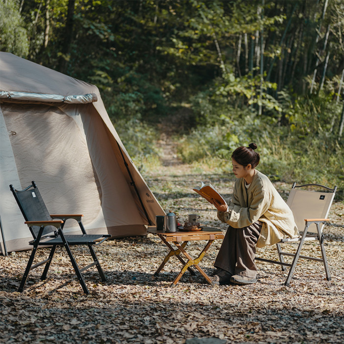 Кресло складное Naturehike CNK2550JJ010, сталь, черный  