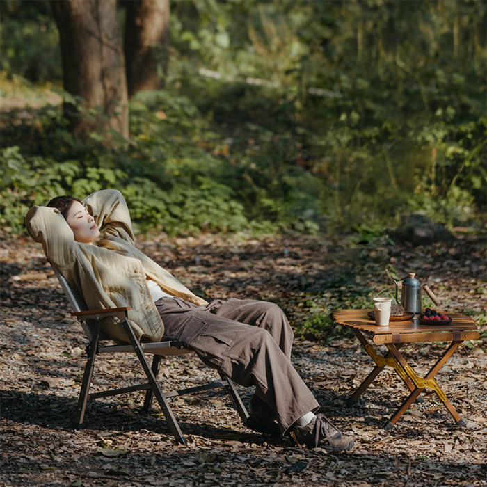 Кресло складное Naturehike CNK2550JJ010, сталь, черный  