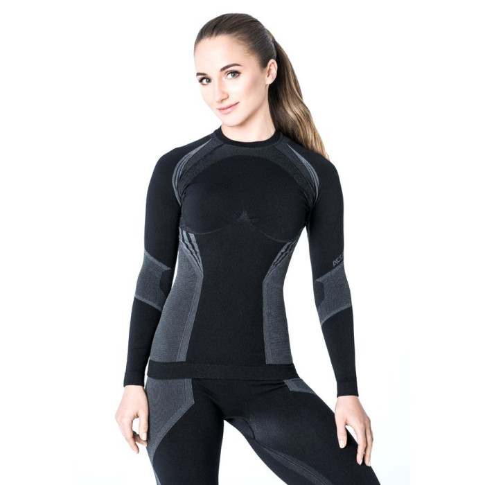 Футболка Accapi Propulsive Long Sleeve Shirt Woman 999 black , XS-S  