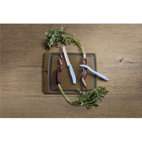 Кухонный набор Victorinox нож и овощечистка Swiss Classic, Paring Knife set with peeler, 2 pieces, голубой  