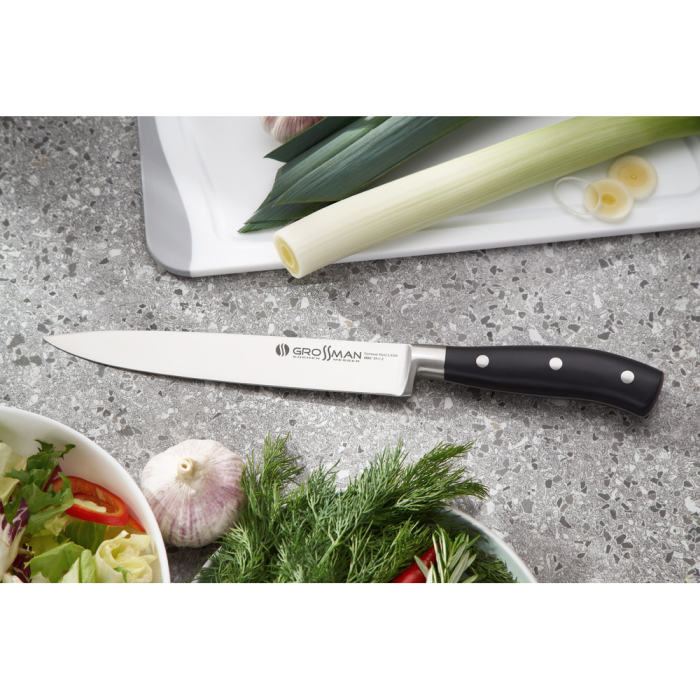 Кухонный нож для тонкой нарезки Grossman 480 LV - LOVAGE  
