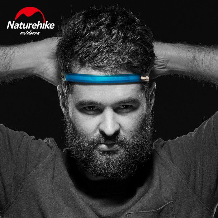 Обруч на голову Naturehike Outdoor Silicon Sweatband blue NH17Z010-D  