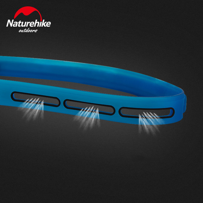 Обруч на голову Naturehike Outdoor Silicon Sweatband blue NH17Z010-D  