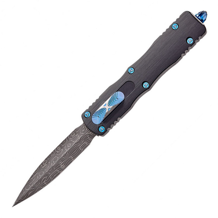 Нож Microtech Marfione Custom Dirac Delta Vegas Forge Damascus Vines and Roses (504-MCK-0120) 