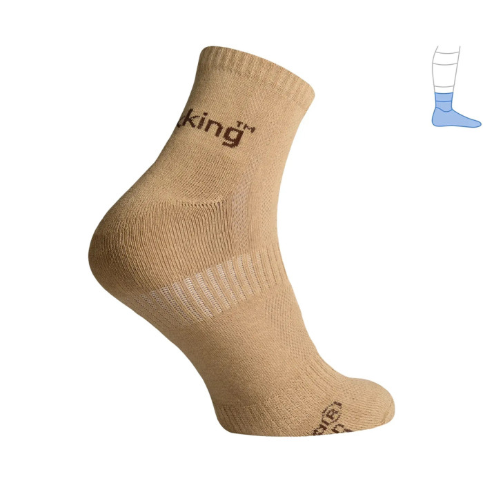 Трекинговые носки Protector ShortLight летние бежевые Койот M 40-43  