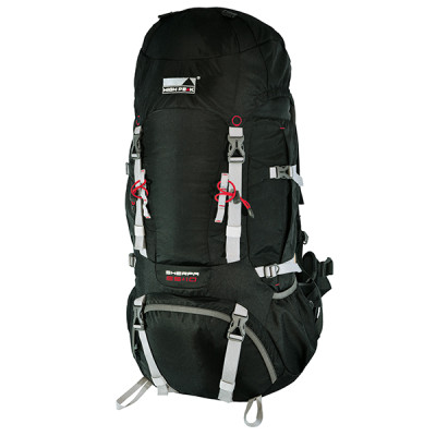 Рюкзак High Peak Sherpa 55+10 (черный)