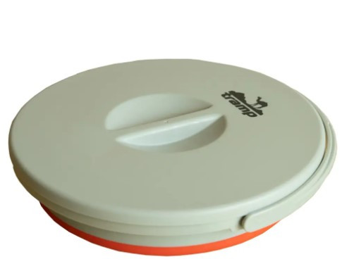 Ведро Tramp складное силиконовое с крышкой 5л red  