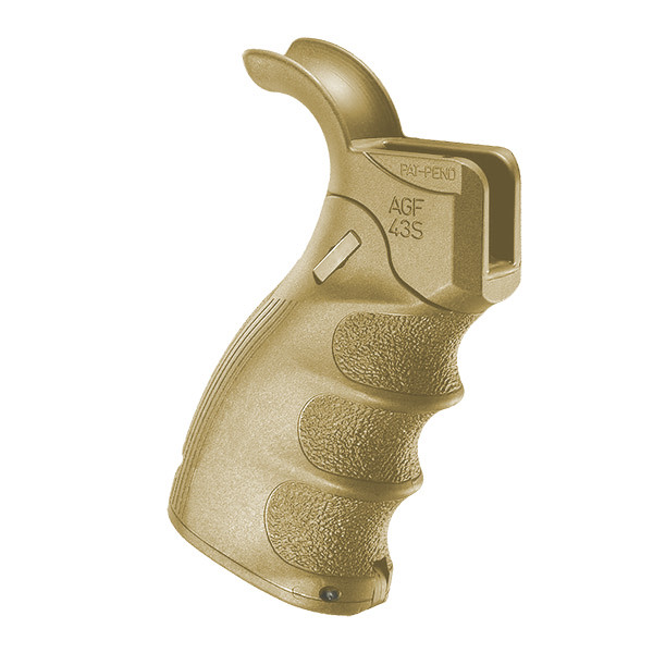 Рукоятка пистолетная FAB Defense складная для M16\M4\AR15 desert tan (coyote tan) (agf43st)  