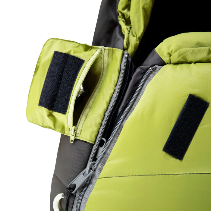 Спальный мешок Tramp Fjord Long кокон правый green/grey 225/80-50 UTRS-094L-R  