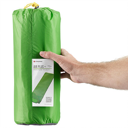 Коврик туристический Caribee Air Plus+ Pad Green  