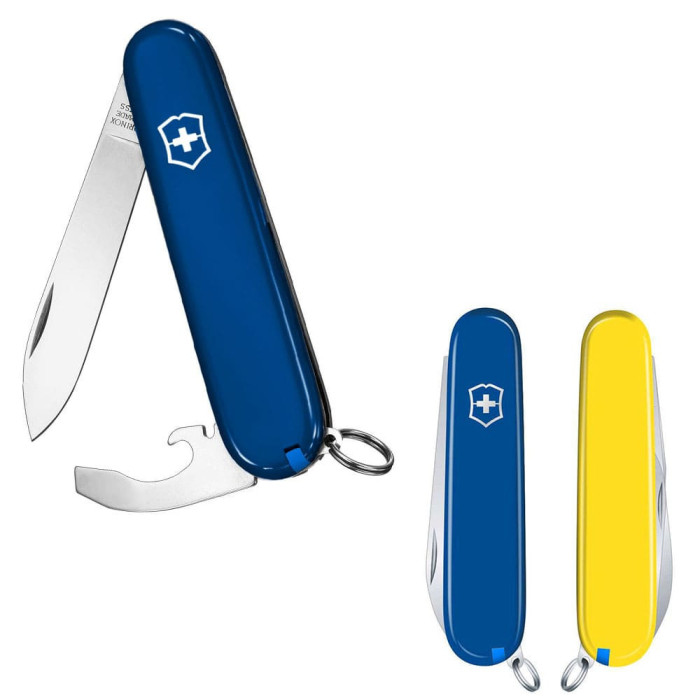 Нож Victorinox Bantam Ukraine 84мм/8функ/син-желт 
